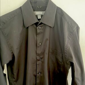 Kenneth Cole Reaction Charcoal Button-Up Shirt